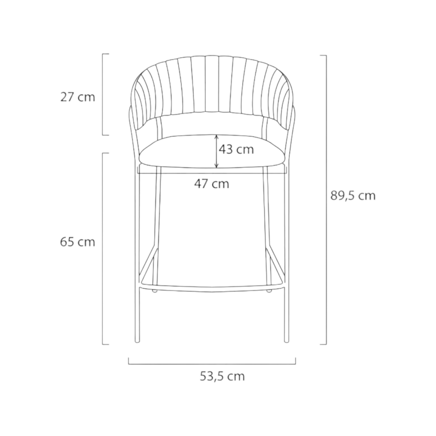 Cherry Blossom Bar stool